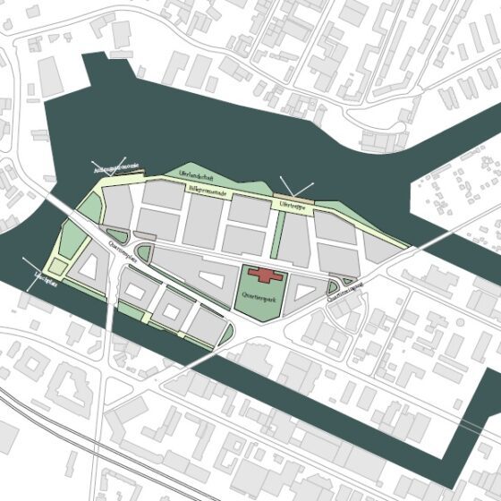Graphik Freiraumstruktur im Quartier