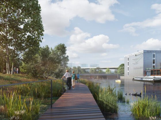 Vision Steg an Schwarzer Brücke