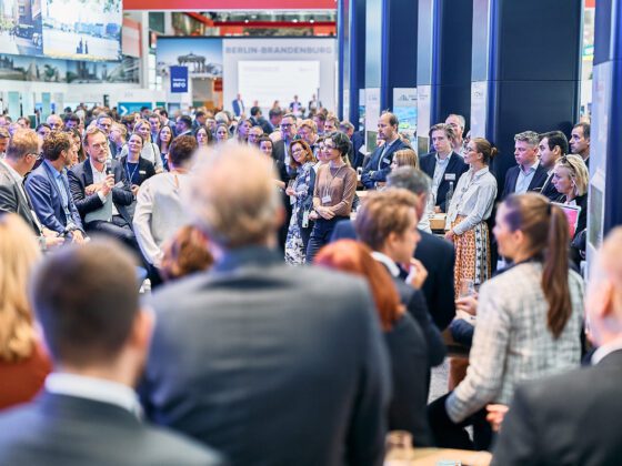 Viele Menschen bei der Expo Real 2022